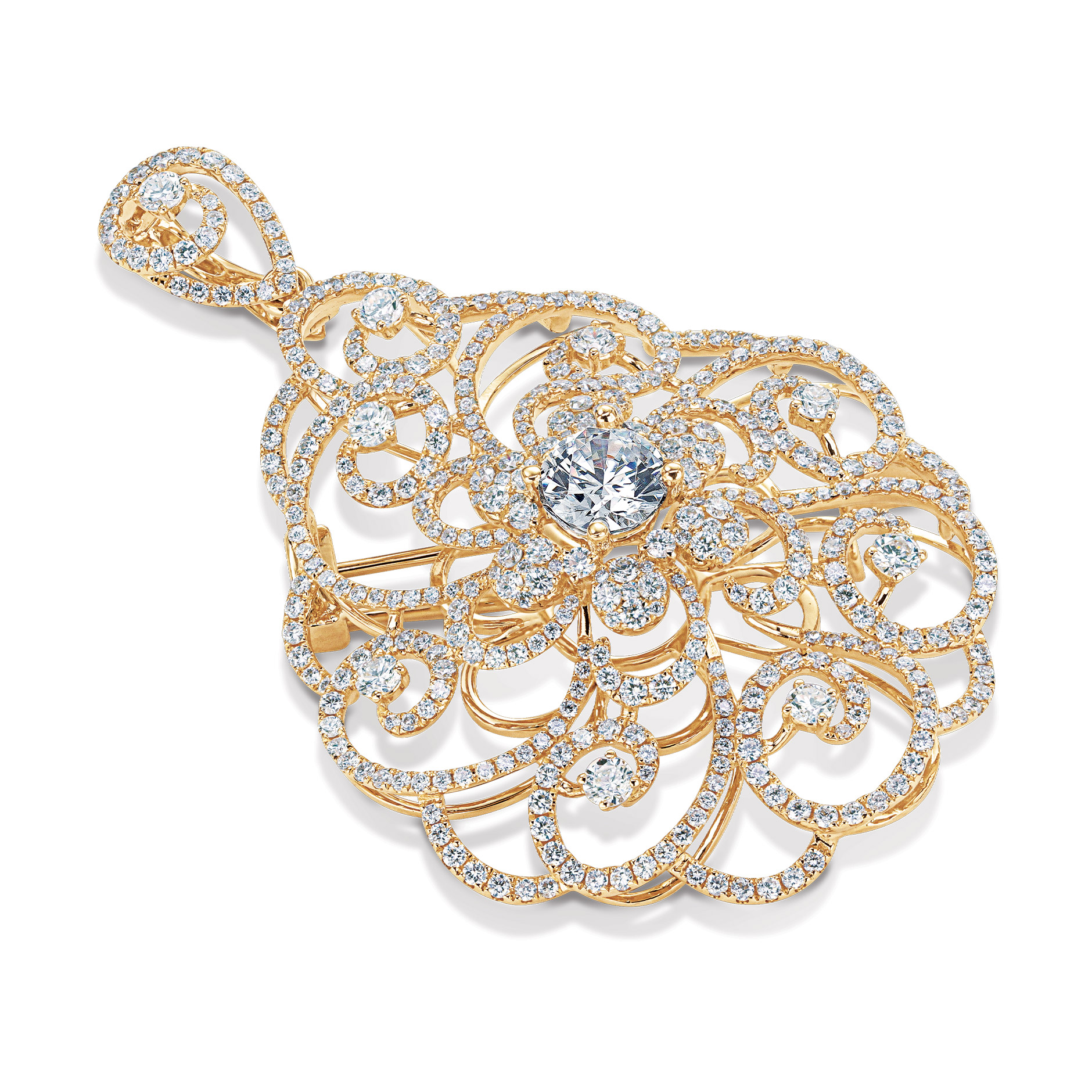 Diamond Brooch