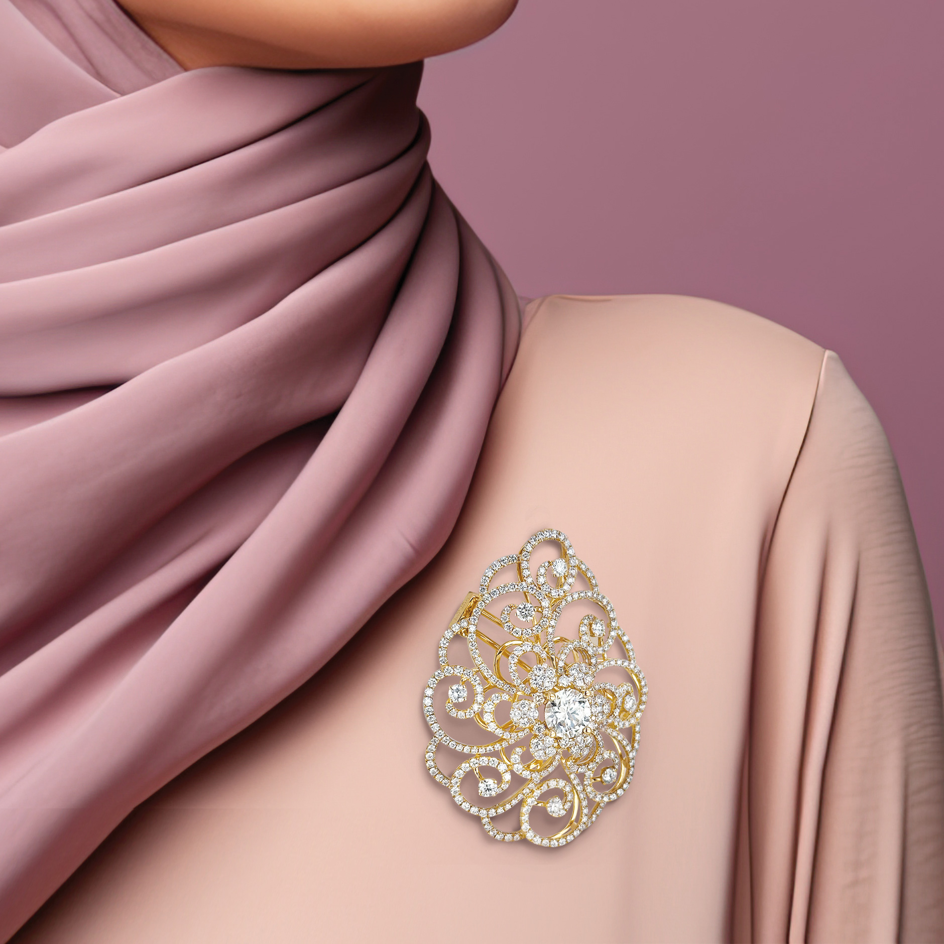 Diamond Brooch DPV0010FM2